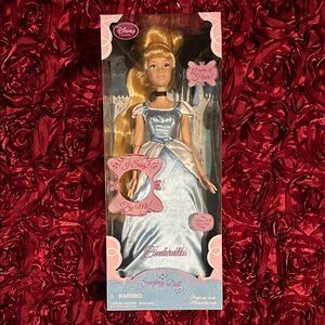 Disney Cinderella Doll with Blue and Silver Dress